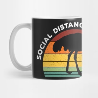 Social Distancing Expert Ostrich Mug